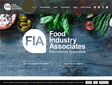 Tablet Screenshot of foodindustryassociates.com